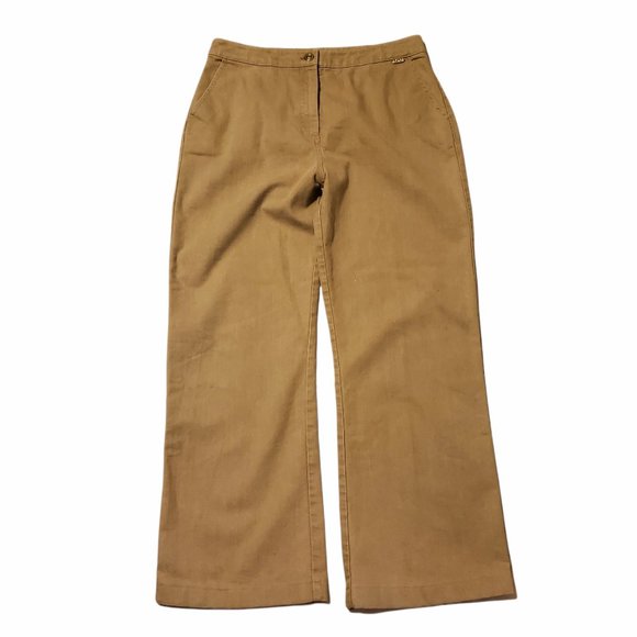 ST JOHN SPORT by Marie Gray Tan Pants/Jeans  Sz 10 - Picture 1 of 9